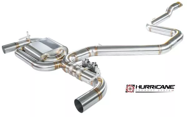 Hurricane Exhaust 3.5" ECE Klappenanlage für Hyundai i30 N OPF, Performance OPF, Project C OPF 250-275PS V2